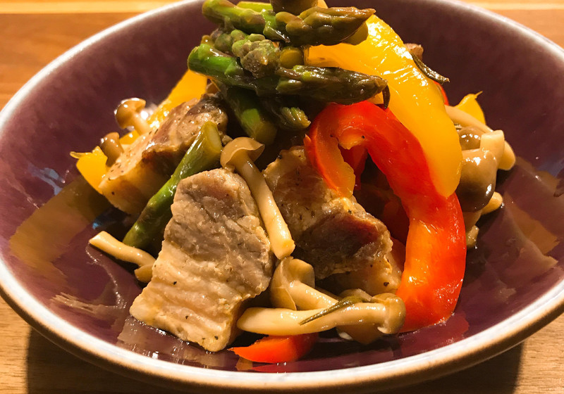 豚バラ肉のマリネ
