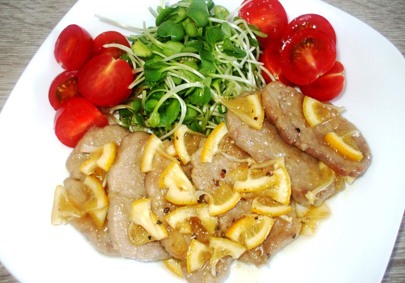 豚肉の蜂蜜レモン漬け～広島レモン使用