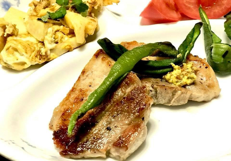 塩麹で　トン！ポン！焼き