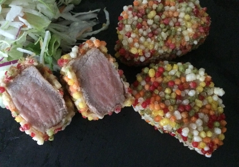 豚ヒレ肉のあられ揚げ