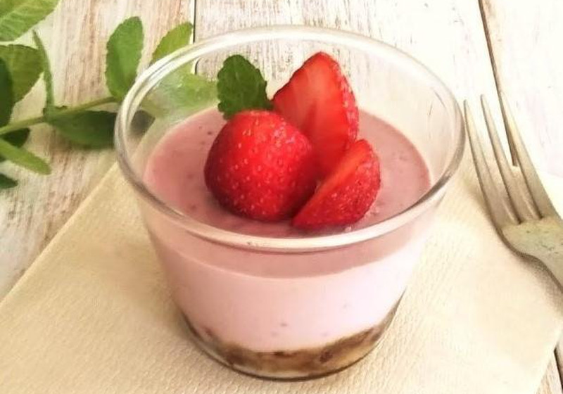 ロースイーツ☆季節のフルーツチーズケーキ