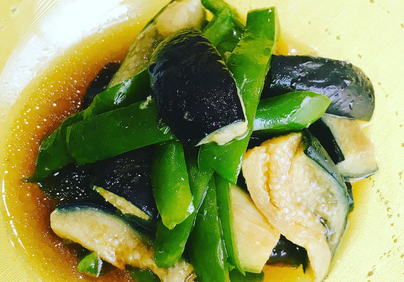 基本のめんつゆを使った、夏野菜の揚げ浸し
