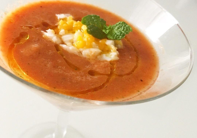 夏にぴったりガスパチョ♪