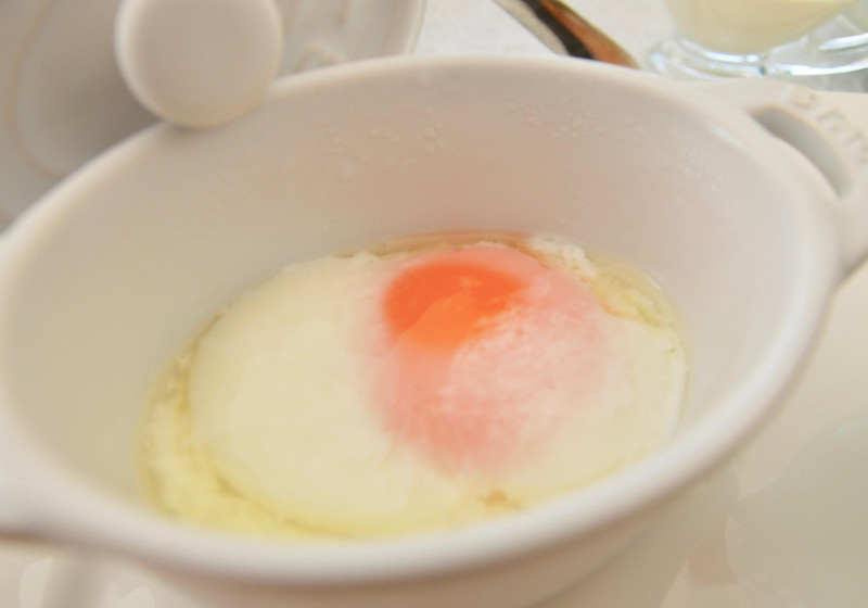 シンガポールで食べた温泉卵！