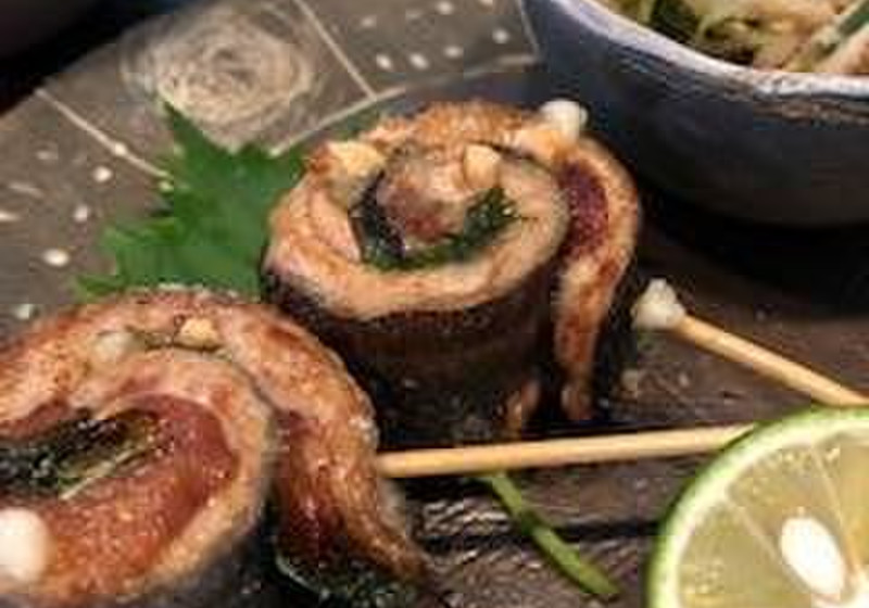 秋刀魚の梅シソ巻き