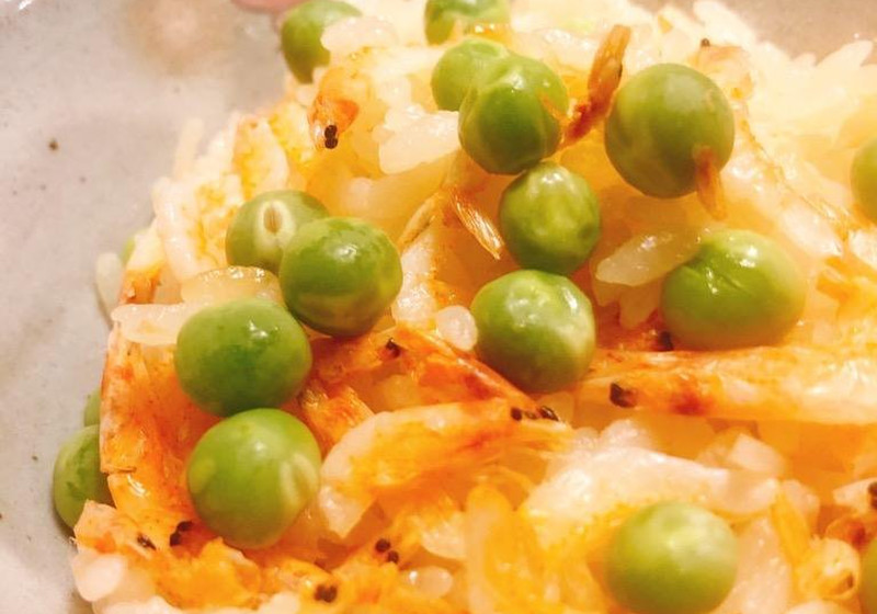 干桜エビとうすいえんどうのご飯