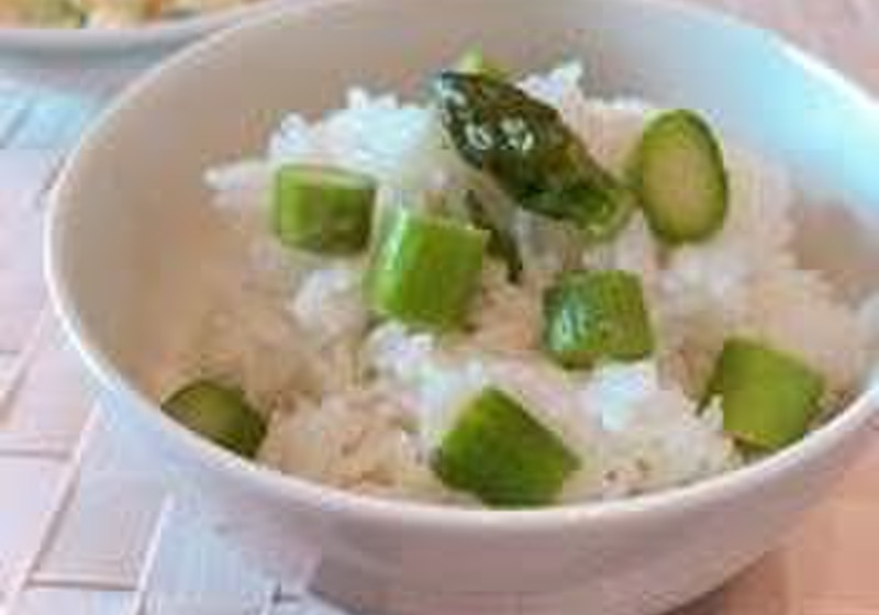 アスパラごはん