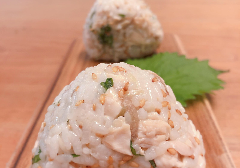 サラダチキンの和風混ぜごはん