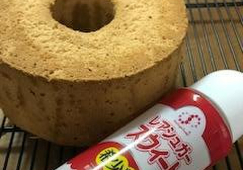 レアシュガースウィート使用シフォンケーキ