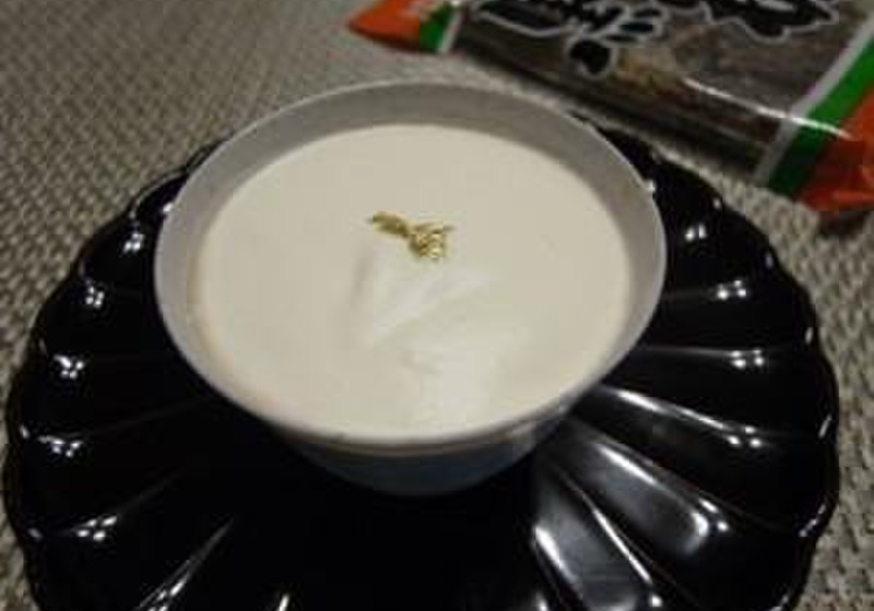 黒糖寒天のクリームデザート