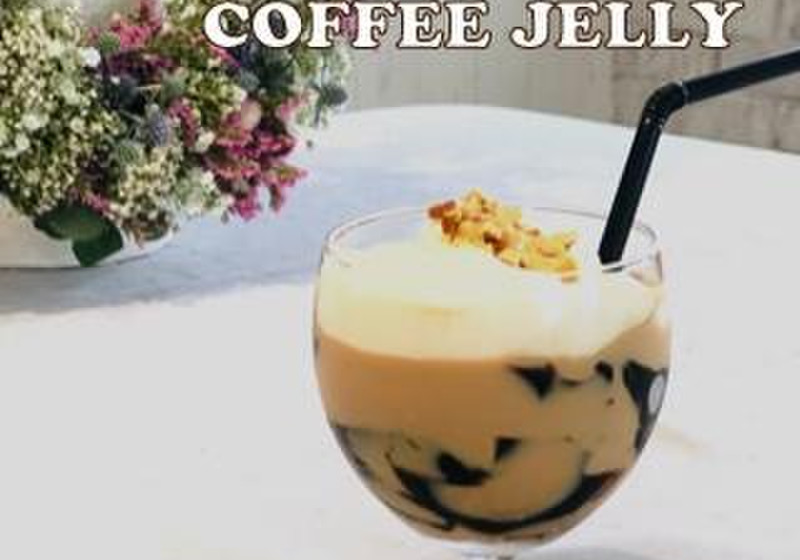 コーヒーゼリーＩＮアイスカフェオレ