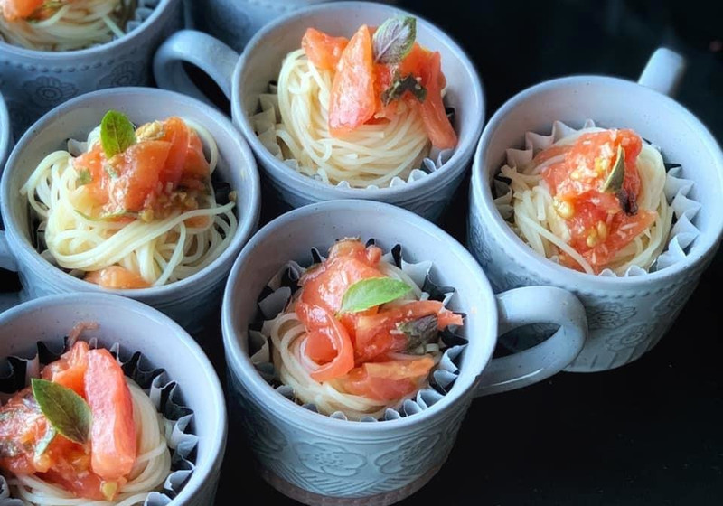 トマトの冷製パスタソース