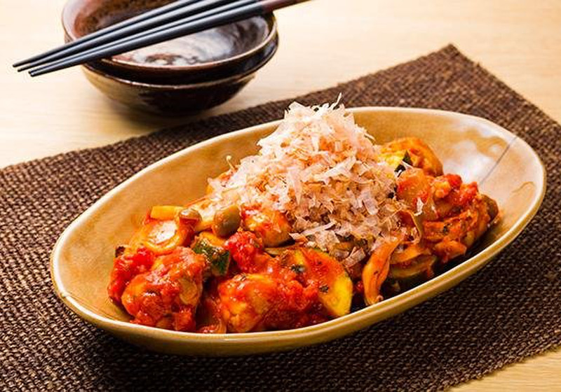鶏肉とトマトの煮しめ