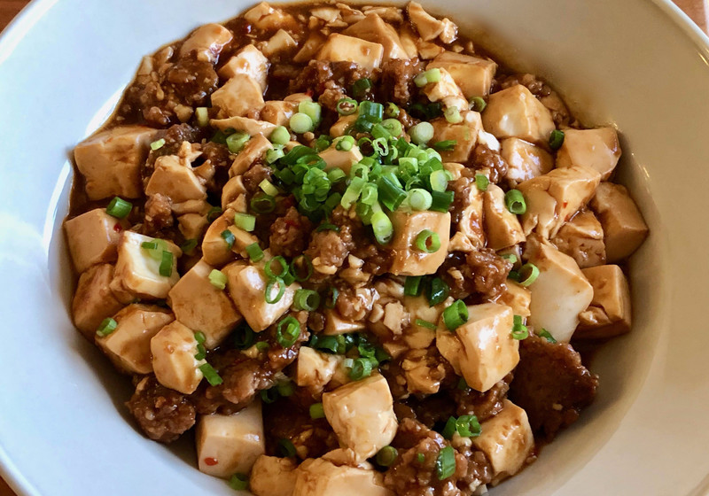 レンジでワンボール中華！絶品！麻婆豆腐