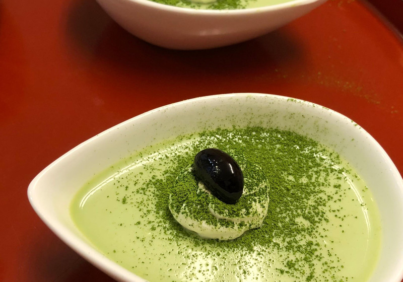 抹茶のプリン