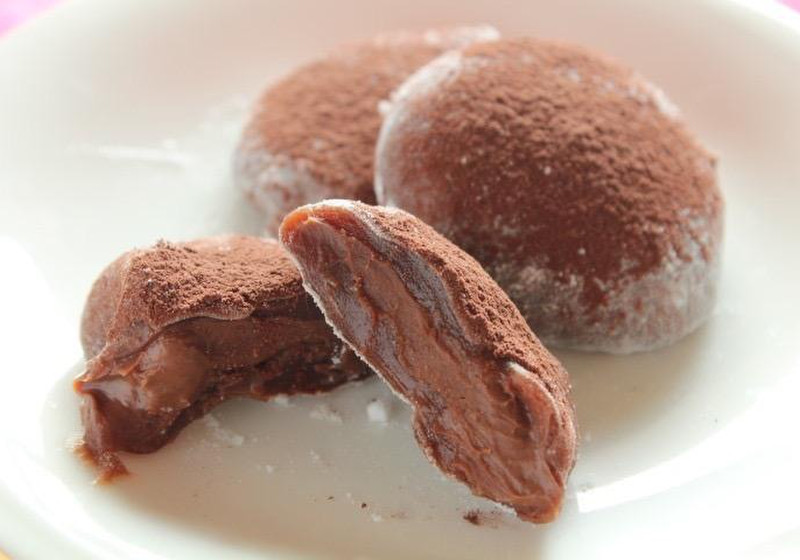 レンジで簡単チョコもち