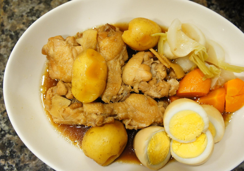 圧力鍋で鶏手羽元のお酢煮