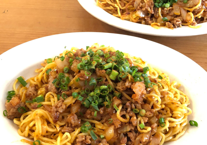 ミートソース焼きそば