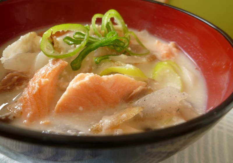 焼鮭の粕汁