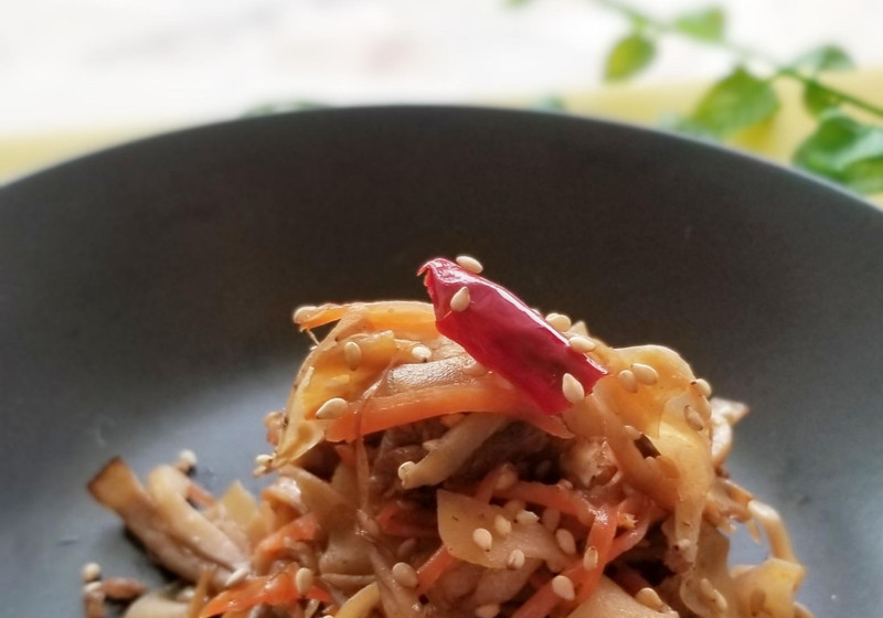 花粉症対策と免疫力upに！蓮根のきんぴら