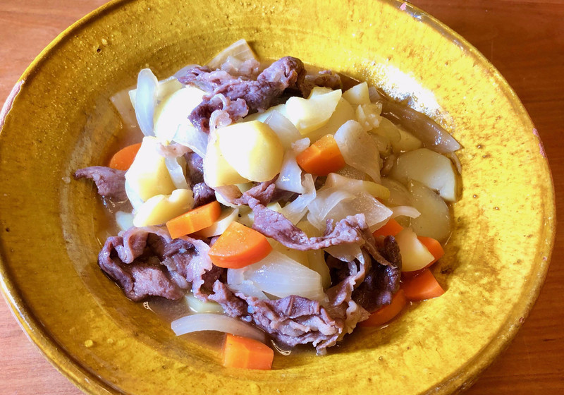 ワンボールでチン！で出来る美味しい肉じゃが