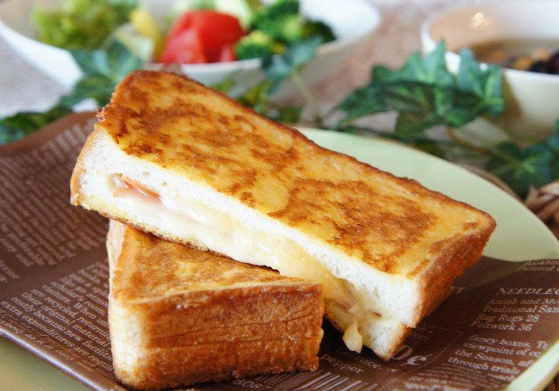 フライパンひとつ❗️とろけるハムチーズサンド