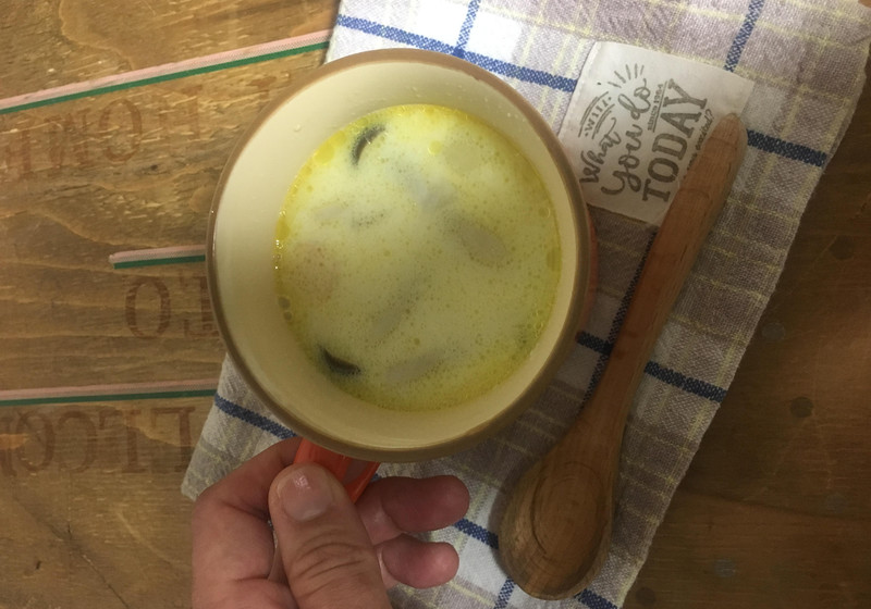 お野菜たっぷり豆乳スープ