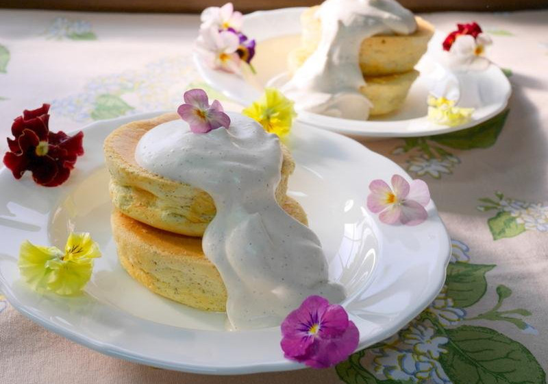 牛乳パックで作る♪紅茶のホットケーキ