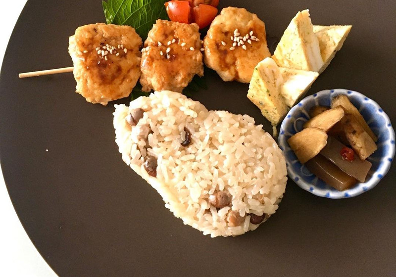 炒り大豆ごはん