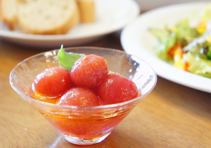 プチトマトの蜂蜜マリネ