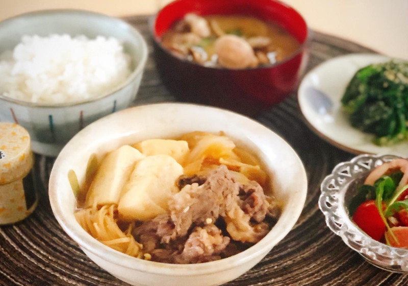 新玉たっぷり！醤油麹でやわらか肉豆腐