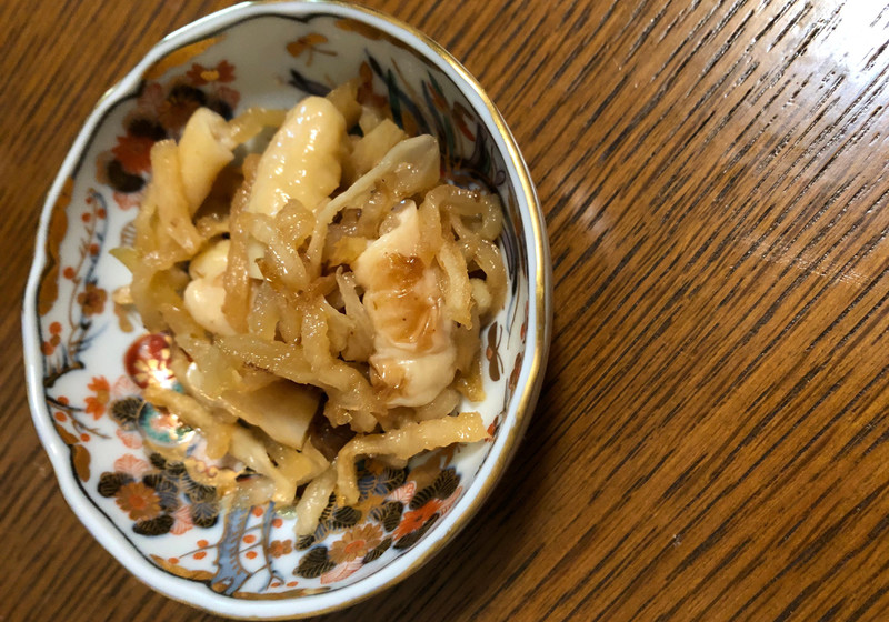 鶏皮と切り干し大根煮