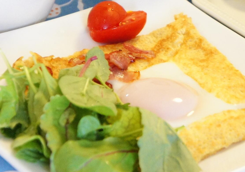 のんびり朝にクレープ食べよう💕