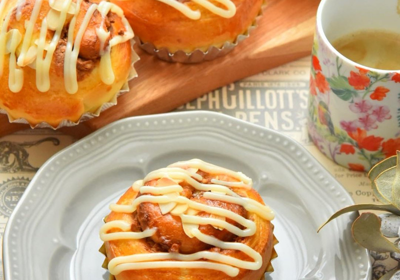 ピーナッツバターのシナモンロール