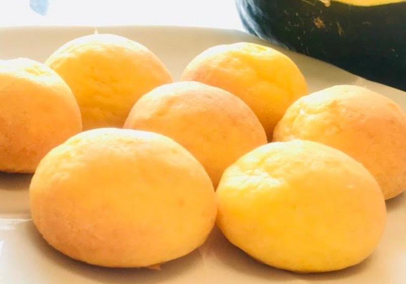 白玉粉と豆腐のかぼちゃポンデケージョ 