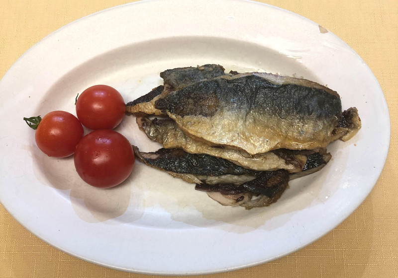 鯵のバター醤油焼き