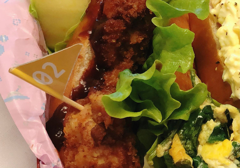 柔らか豚カツのサンドイッチ