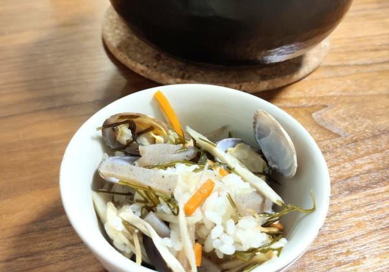 アサリの炊き込みご飯