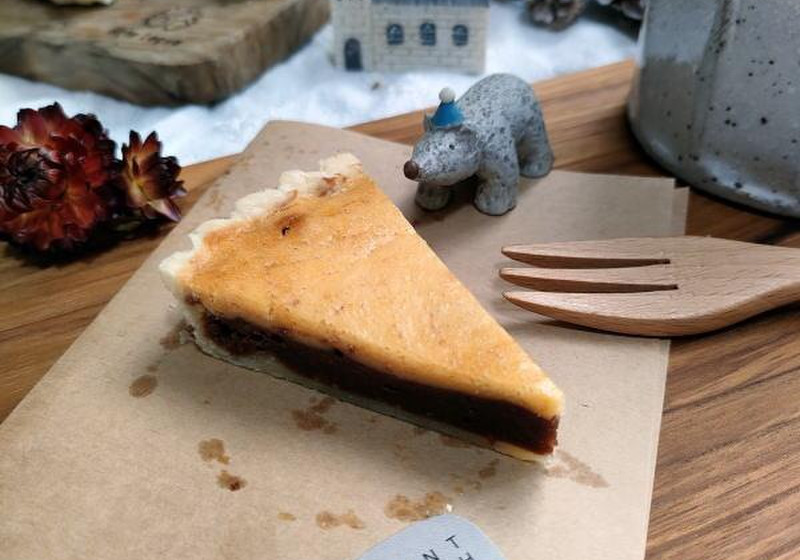 マーブルチーズケーキのタルト