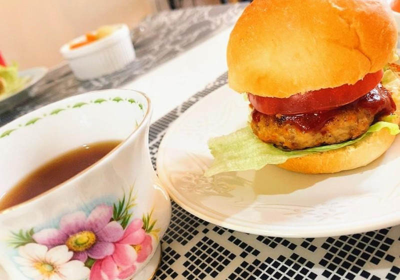 パンも手作りハンバーガー