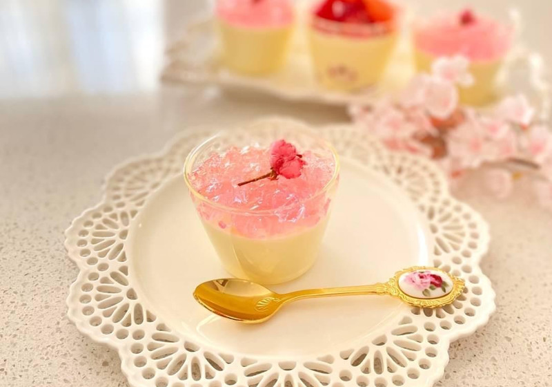 春色レアチーズケーキ