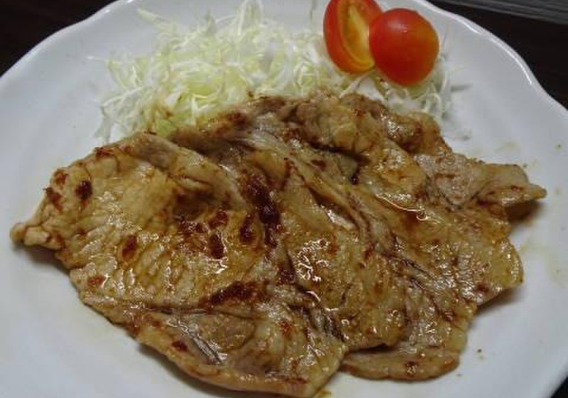 照り焼き液の応用「豚の生姜焼き」