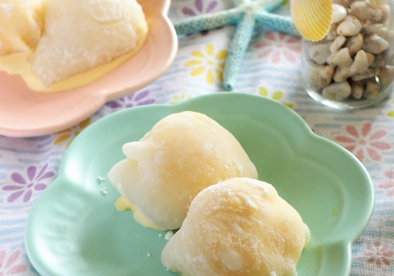 レンジで作れるお餅アイス