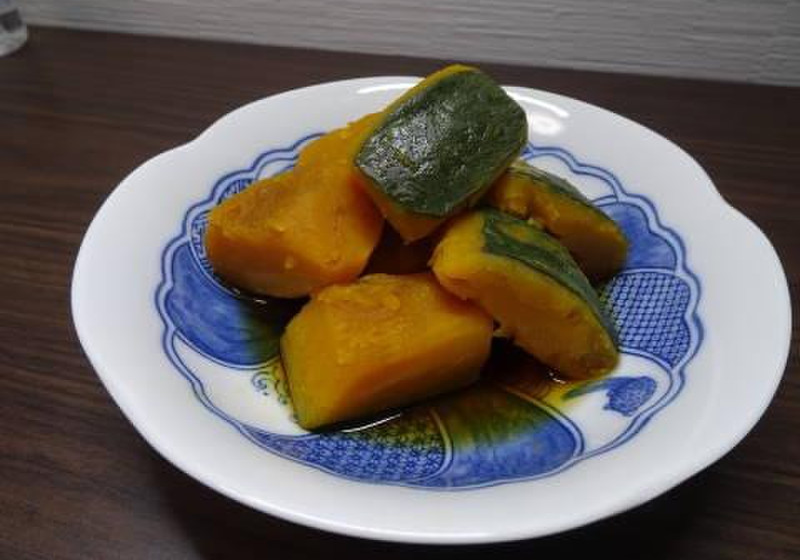 かぼちゃの煮物～照り焼き液の応用～