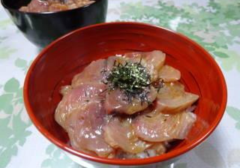 マグロの漬け丼～ピクルス液の応用～