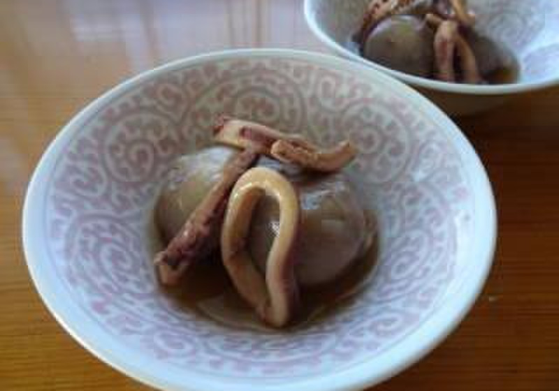 イカと里芋の煮物～おでん汁の応用～