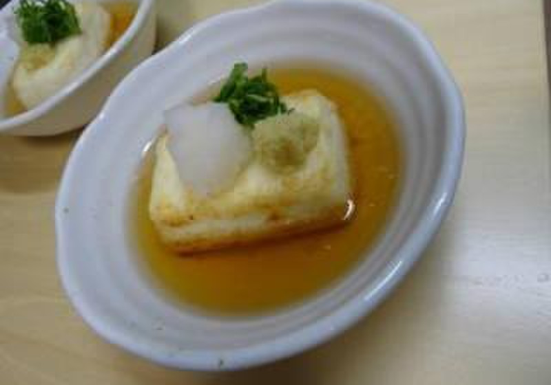 揚げ出し豆腐～おでん汁の応用～　　