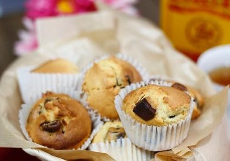 チャンクチョコマフィンでバレンタイン