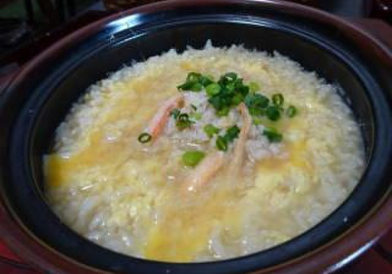 かに雑炊～おでん汁の応用～　　