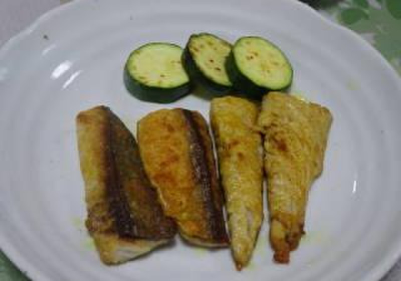 鯖のカレー風味焼き
